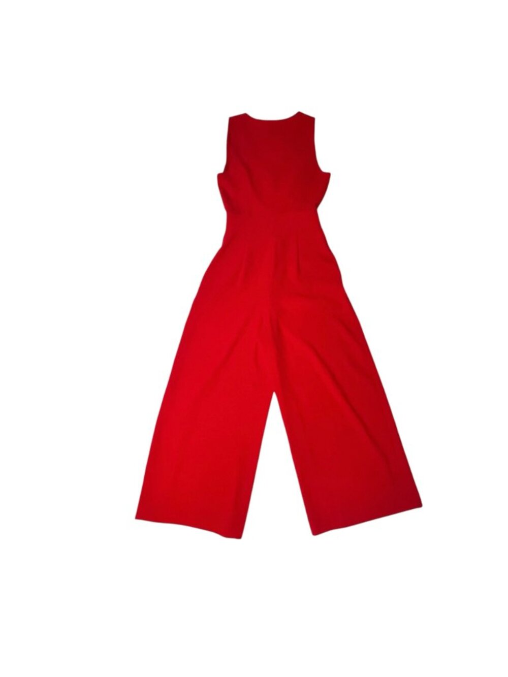 Little Moon Red Sleeveless Wide Leg Jumpsuit Size 00 - Picture 3 of 6